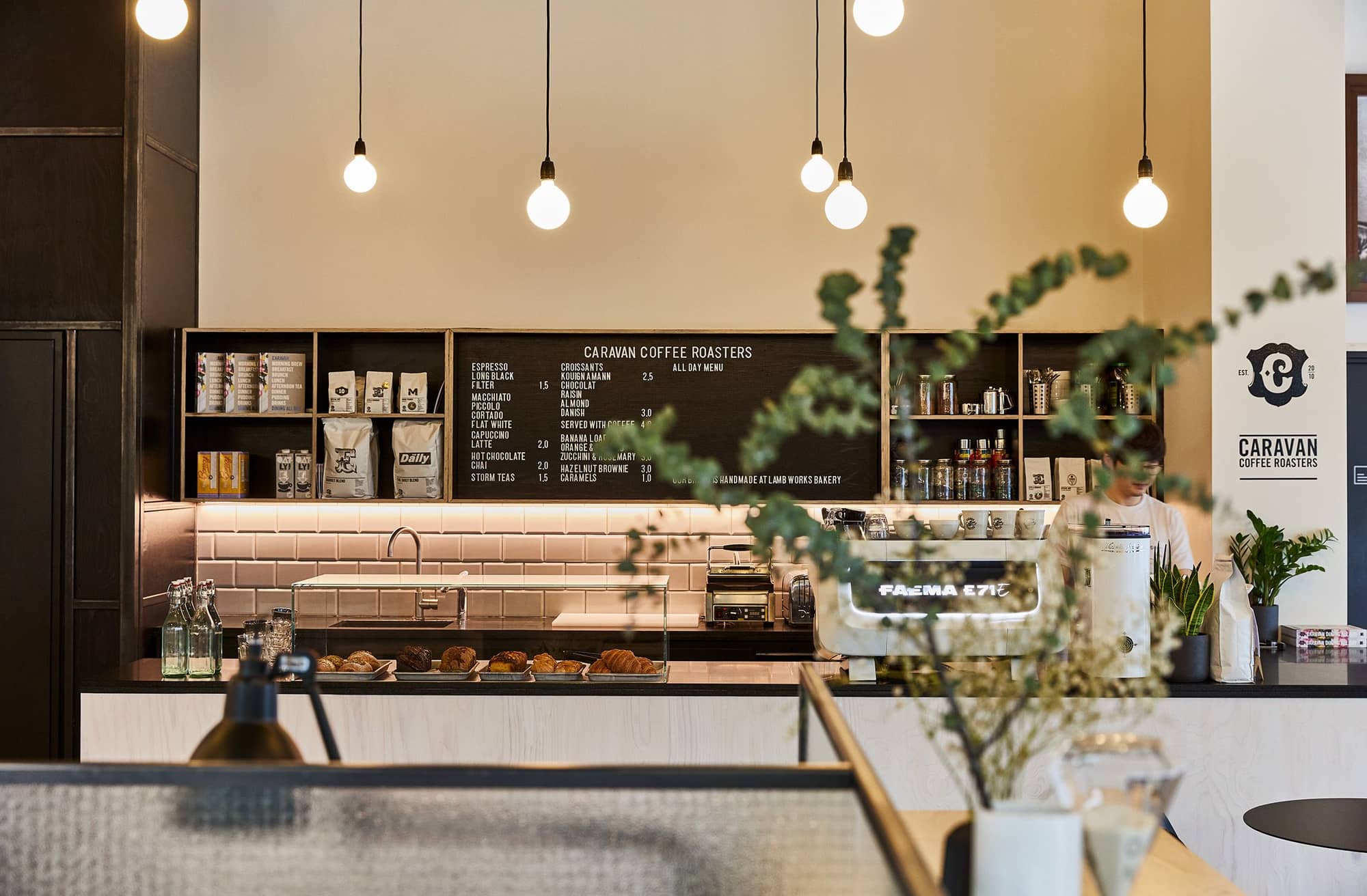 Caravan Coffee roasters café at 201 Borough High Street.