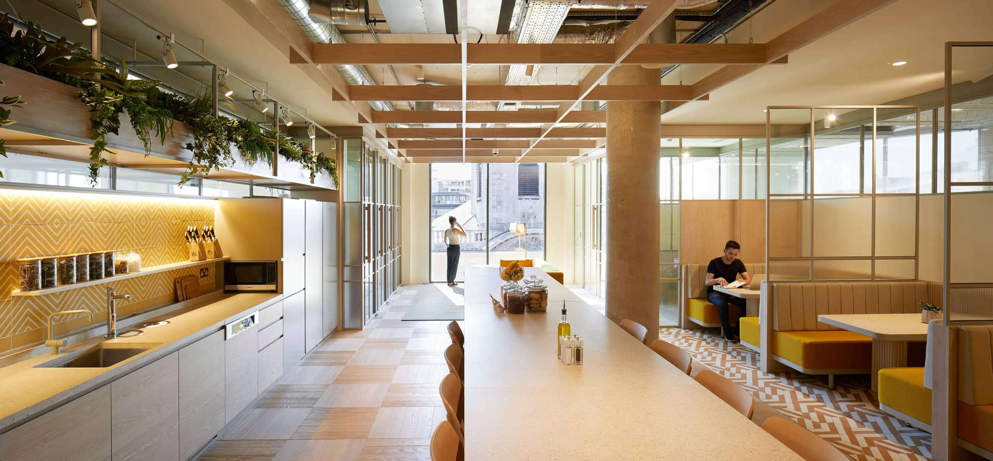 Modern and bright workspace with kitchen at 180 Borough High Street.