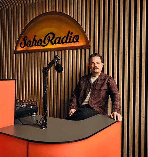 At work with Soho Radio